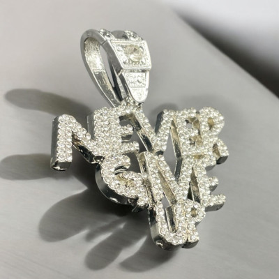 ''NEVER GIVE UP'' Pendent