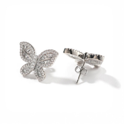 Boucles d'oreilles en forme de papillon