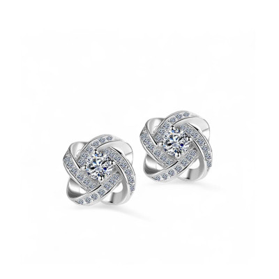 Boucles d'oreilles reti 925 en argent sterling